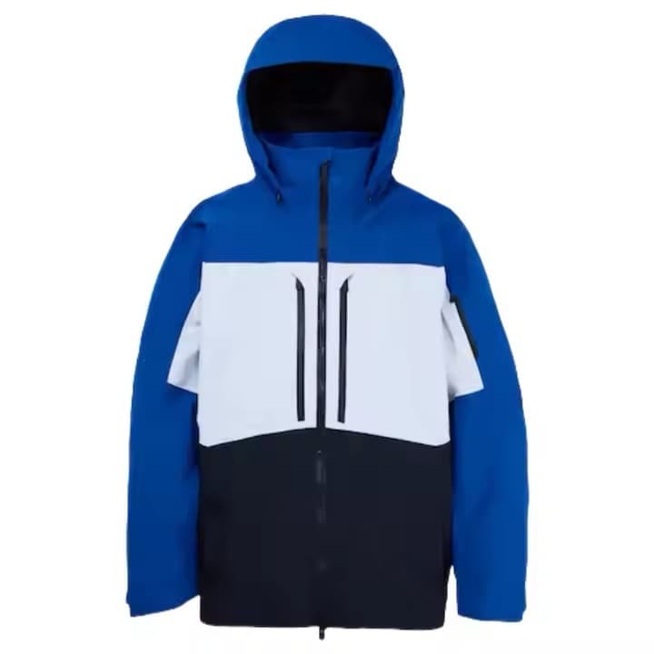 Custom Export Men's Ski Jacket with Color Blocking for Snowboarding