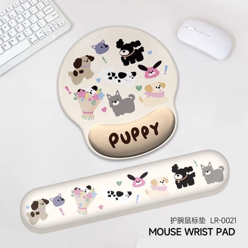 [Custom Image DIY] Wrist Rest Cartoon Animal Non-Slip Office Mouse Pad Women's Wrist Support Pad Electric Wrist Rest
