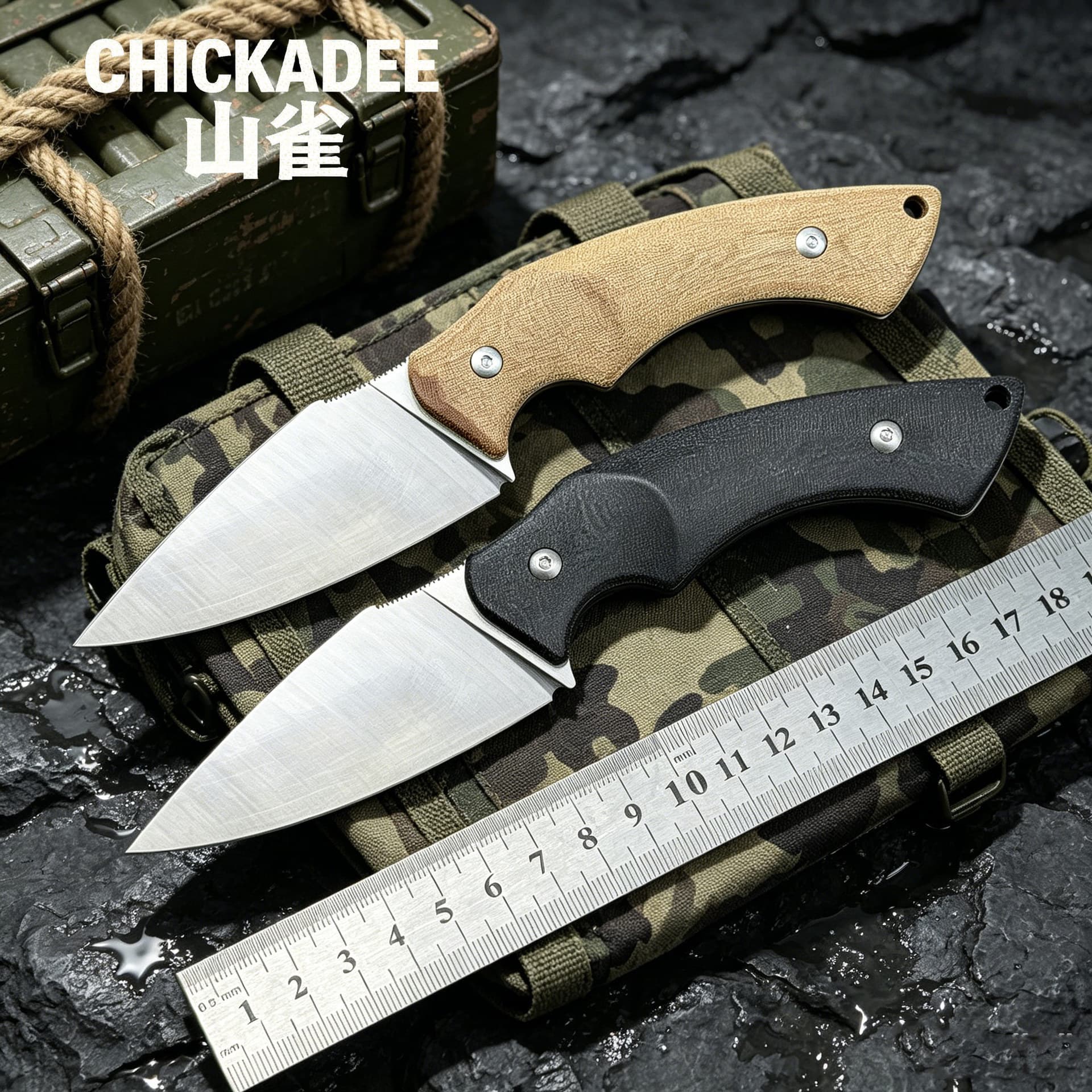 2026 New Outdoor Small Straight Knife for Camping Fishing Hiking Emergency Linen Handle High Hardness Fixed Blade