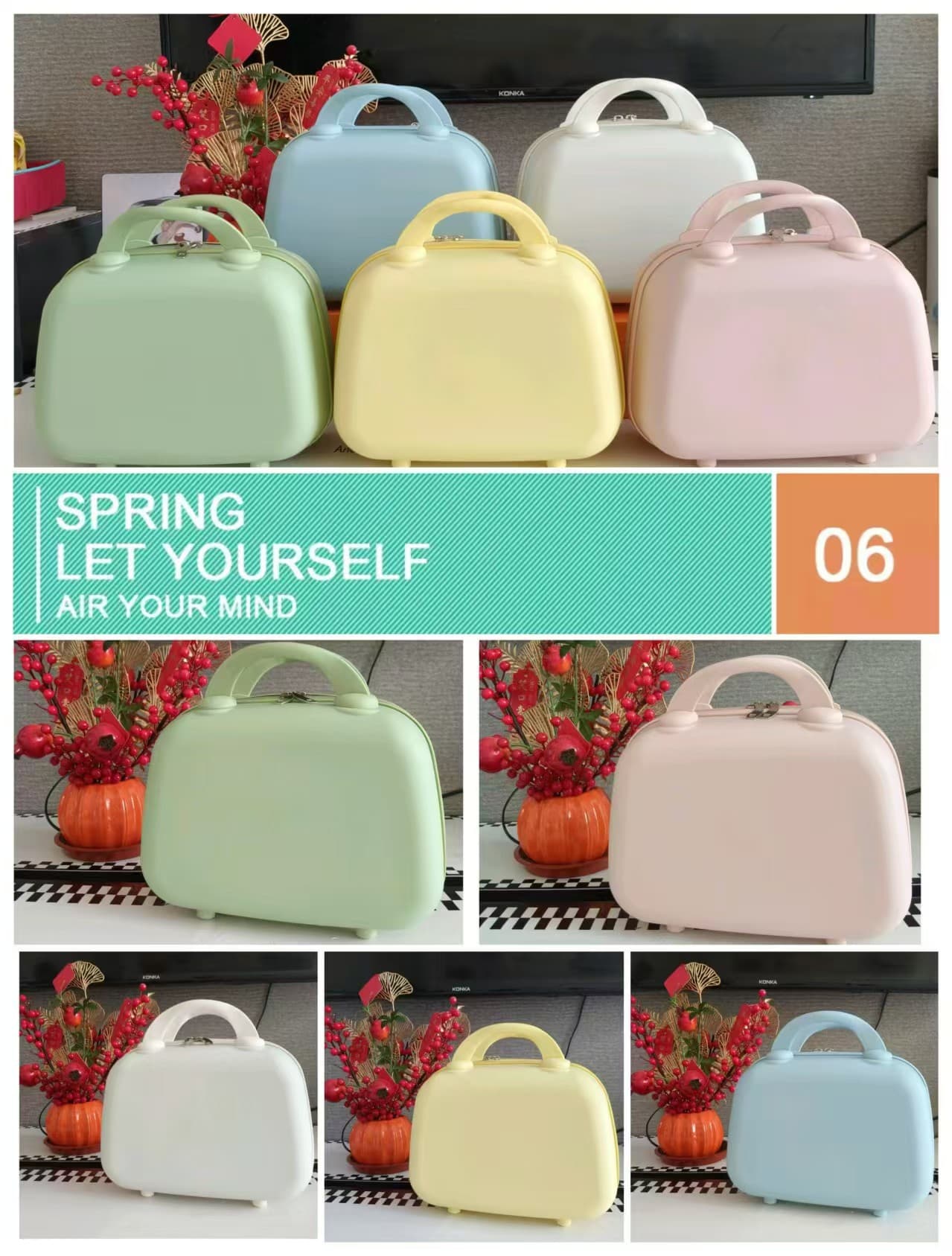 Cartoon Cute Kids Luggage for Boys and Girls, Ride-On Carry-On Suitcase, Small Size, Cabin Approved, Custom Printing