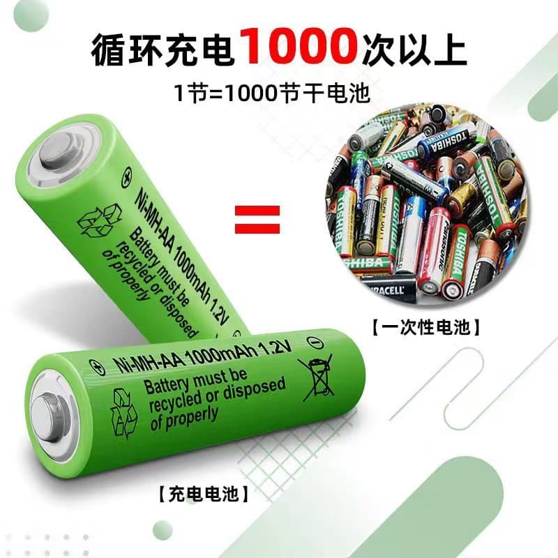 Source factory direct large-capacity rechargeable batteries in sizes 5 and 7