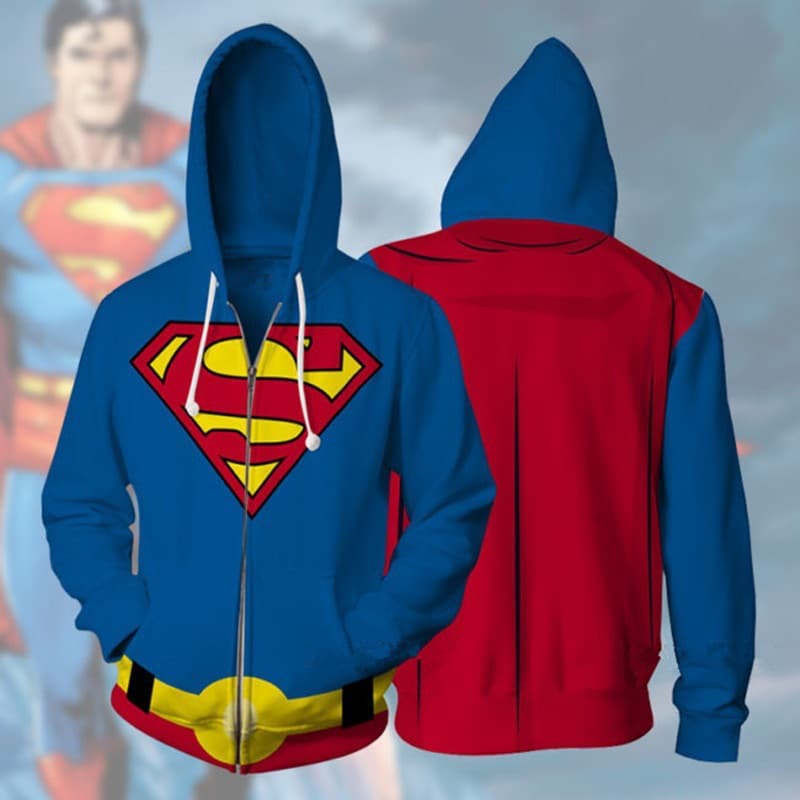 Foreign Trade Cross-border Fashion Sportswear 3D Print Flash Hoodie Iron Man Cosplay Anime Merch