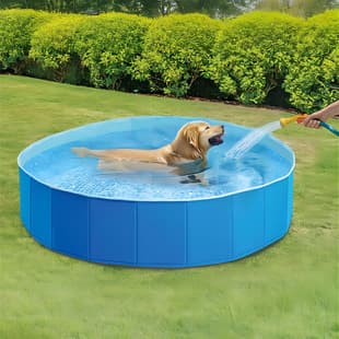 INTEX 48400 Pet Dog Bath Tub Foldable Large Breed Golden Retriever Swimming Pool Bathtub Baby Bath Tub