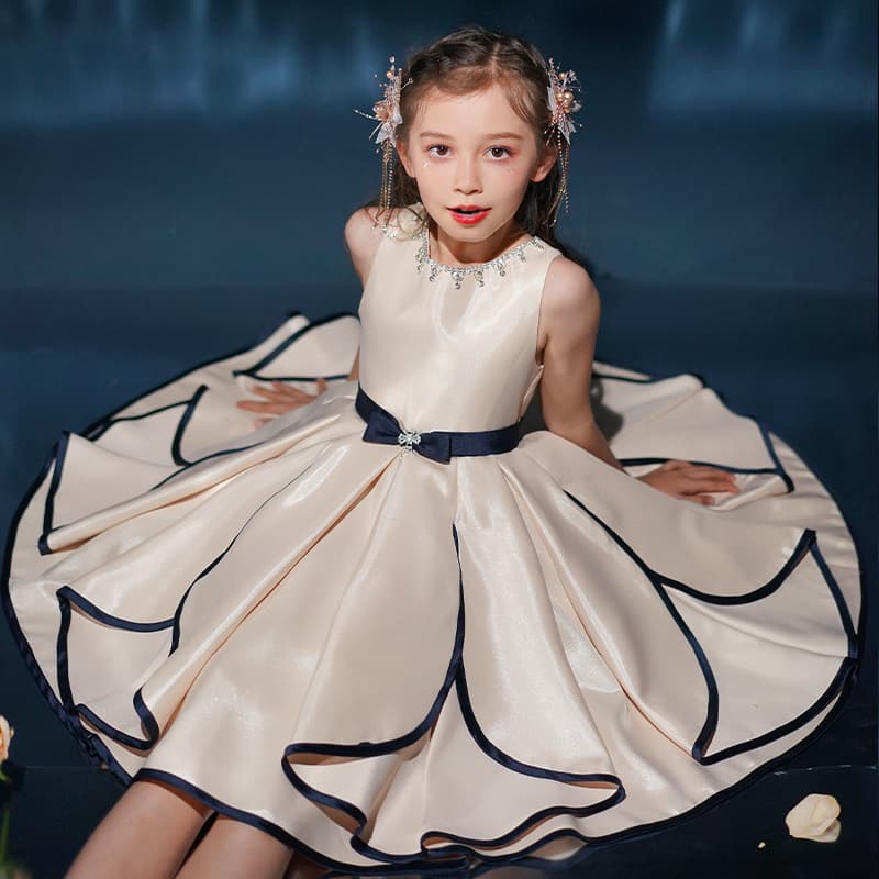 Children's dress princess dress performance clothing piano performance dress girl host niche catwalk performance clothing new style