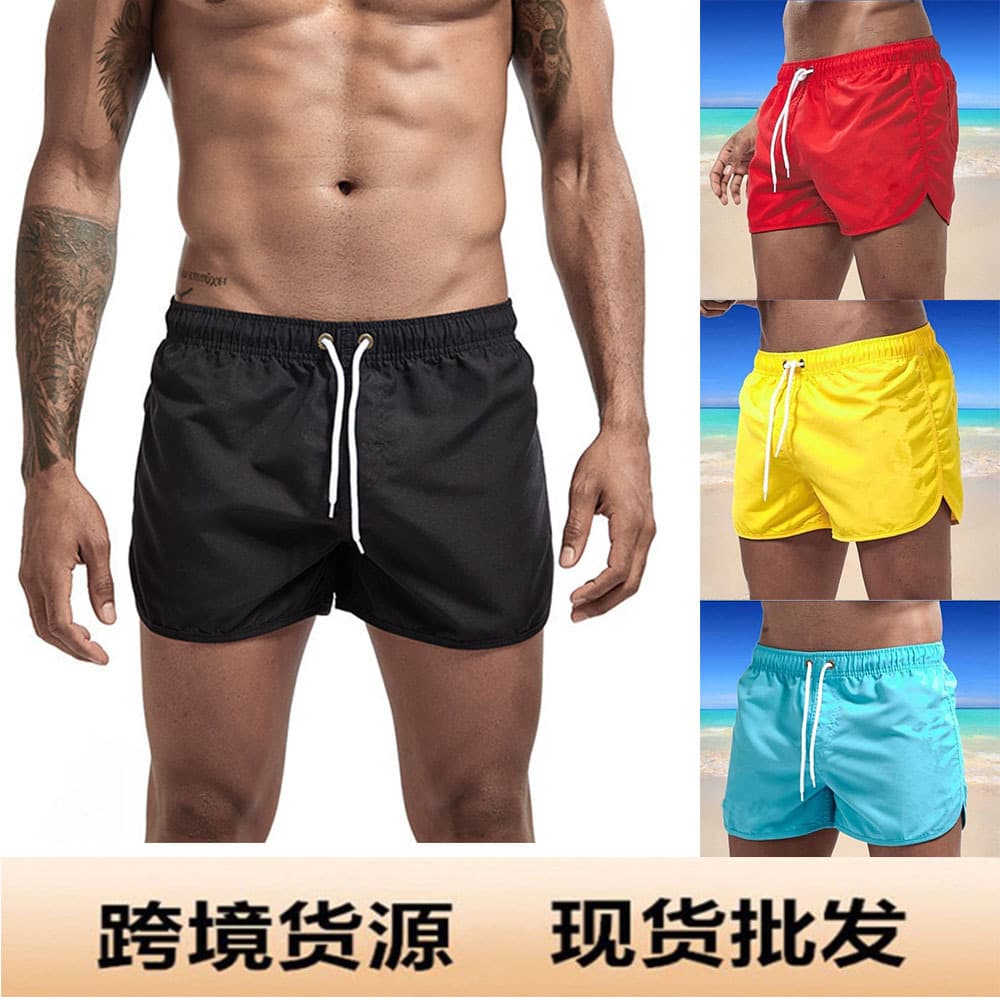 Men's Summer Beach Shorts Loose Casual Three-Quarter Shorts Cross-Border Sports Running Shorts In Stock