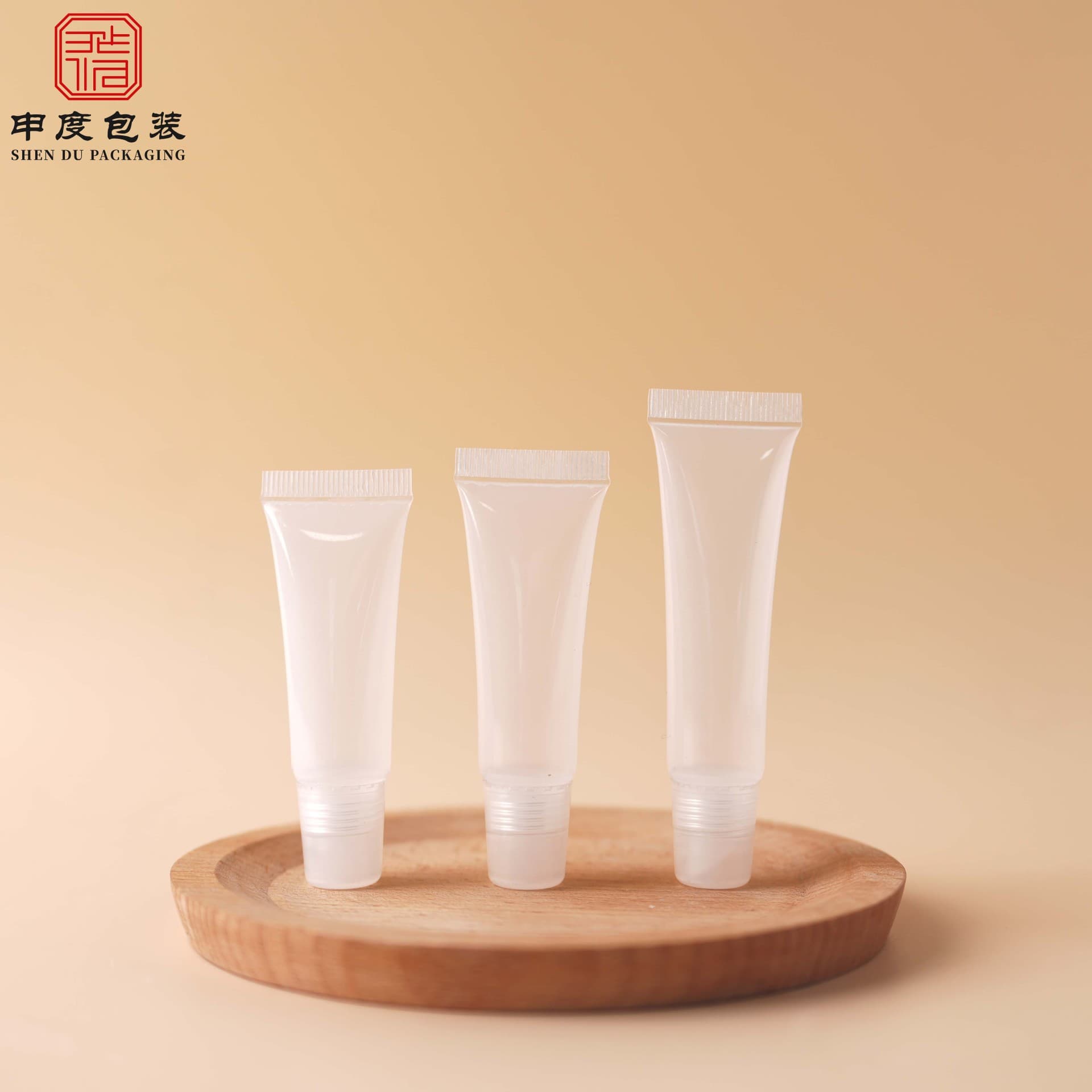 Facial Cleanser Hand Cream PE Tube Cosmetic Refill Bottle Sample Transparent Empty Bottle Travel Size Tube Squeeze with Cap