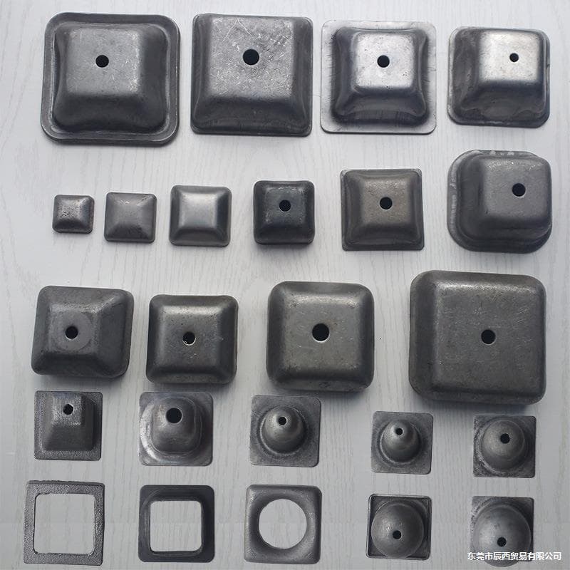 Column flanging stacking foot bowl pipe plug box goods turnover box cover square bowl base foot stacking square foot cup iron base