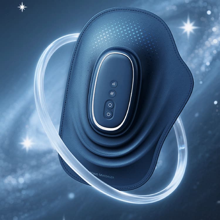 Cross-border new hand massager finger joint wrist fully automatic kneading hot compress physiotherapy massager portable