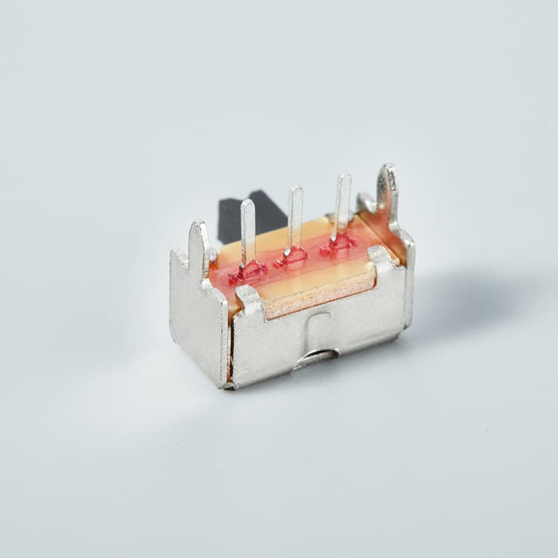 SK12D07 single row two-position three-pin horizontal Bluetooth speaker switch 1P2T toggle switch slide switch