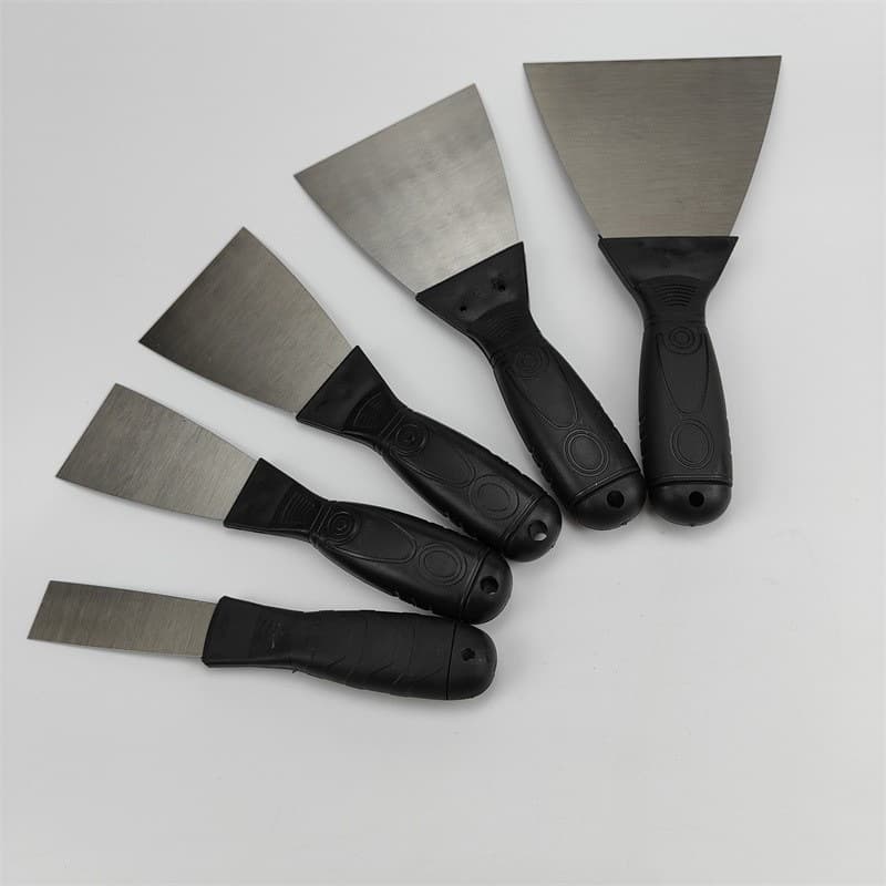 Black Plastic Handle Putty Knife, Scraper, Filling Knife, Plastic Spatula, Gray Putty Knife, Blue Handle Trowel, Plastic Scraper