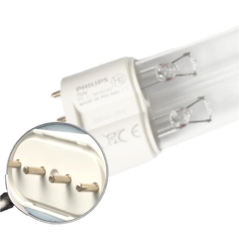 UV Disinfection Sterilization Lamp Tube TUV PL-L18W for UV Disinfection and Mite Removal, 4-Pin Plug Tube F
