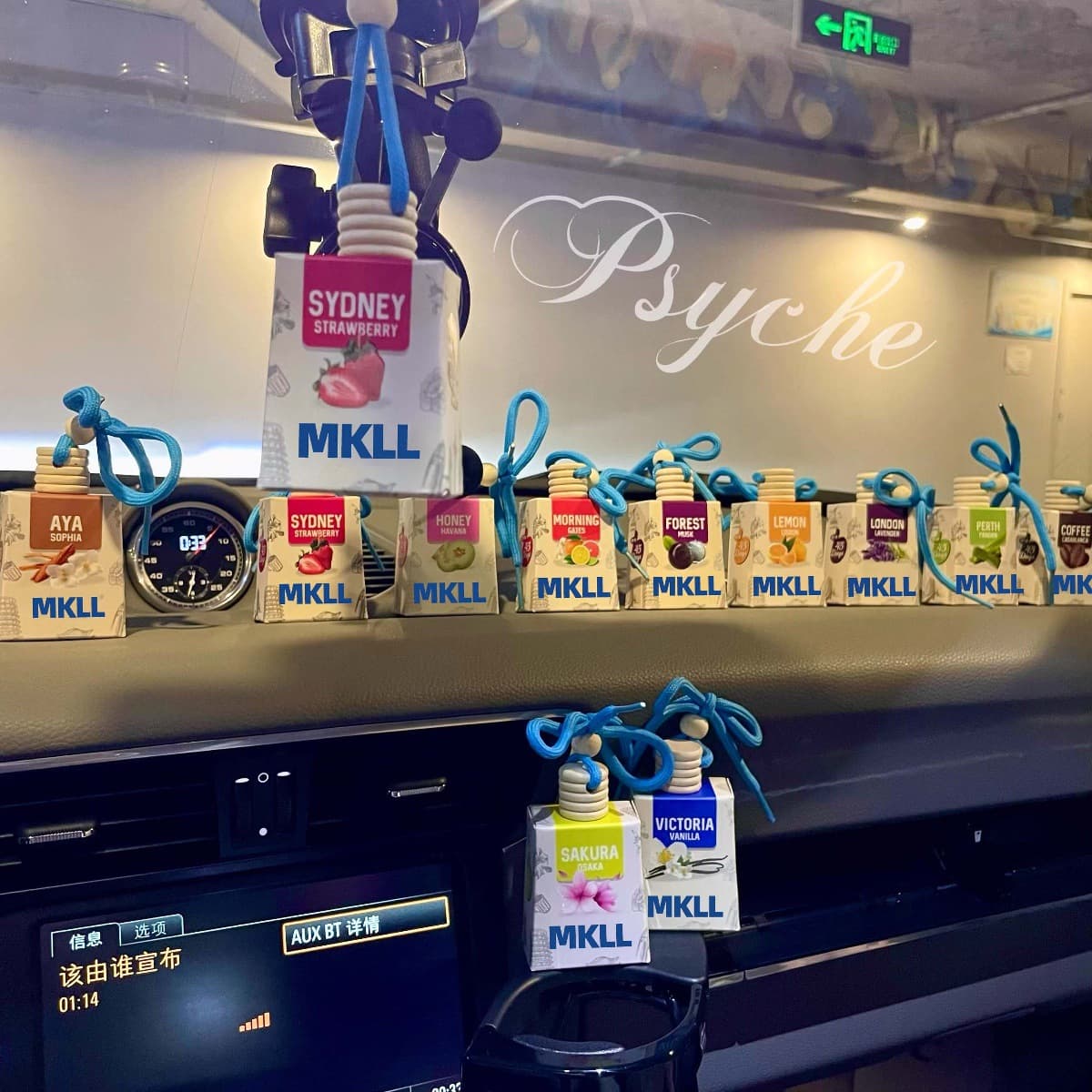 Great Scent! Malaysia Car Air Freshener, Kota Kinabalu Internet-Famous MKLL Hanging Perfume, Gift