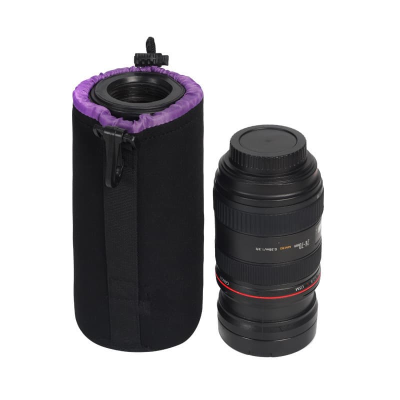Lens Pouch Amazon Supply Fleece-Lined Thickened DSLR Camera Bag Lens Case Portable Protective Sleeve Insert In Stock