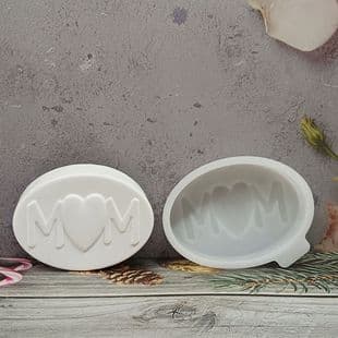Z0233 Mother's Day Soap Mold Decoration Cement Plaster Mold DIY Silicone Mold