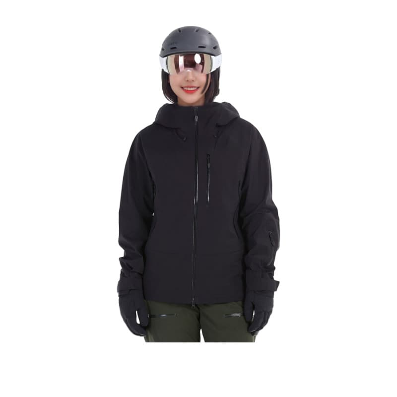 Stylish and unique hooded windproof and waterproof outdoor sports jacket/ski suit