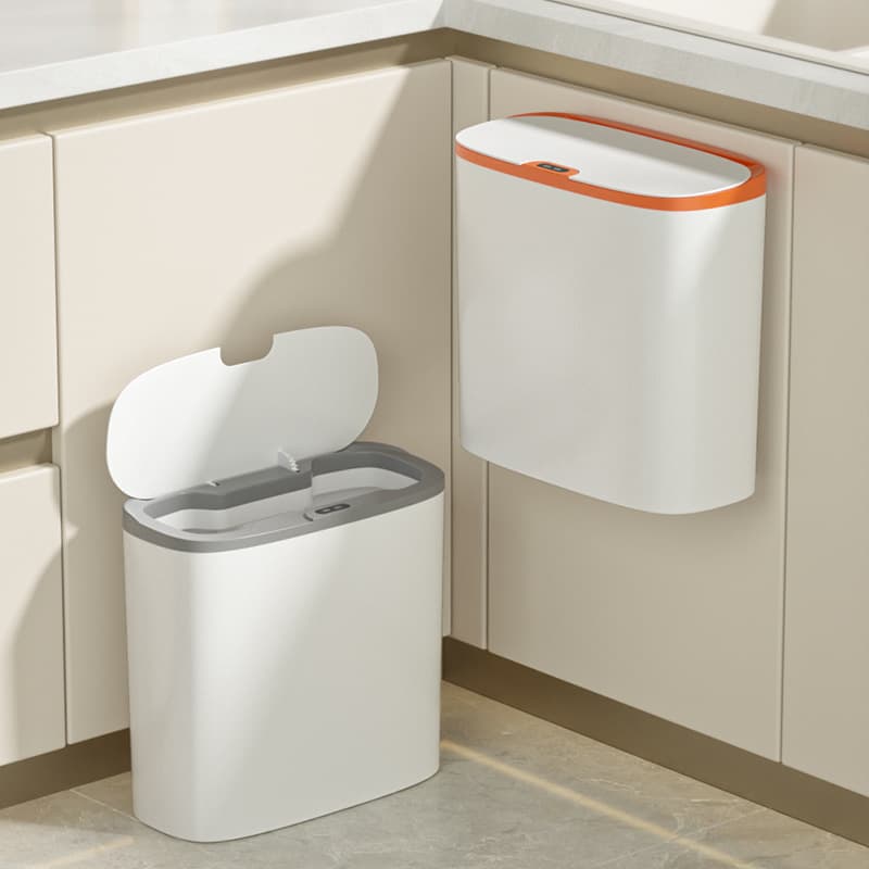 Clamp smart trash can, standable, fast sensing trash can, home kitchen, bathroom sensing trash can