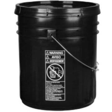 5GAL (18L) Plastic Straight Bucket, HDPE Glue Dispenser Bucket (Round) - Can be used with glue dispensing machines.