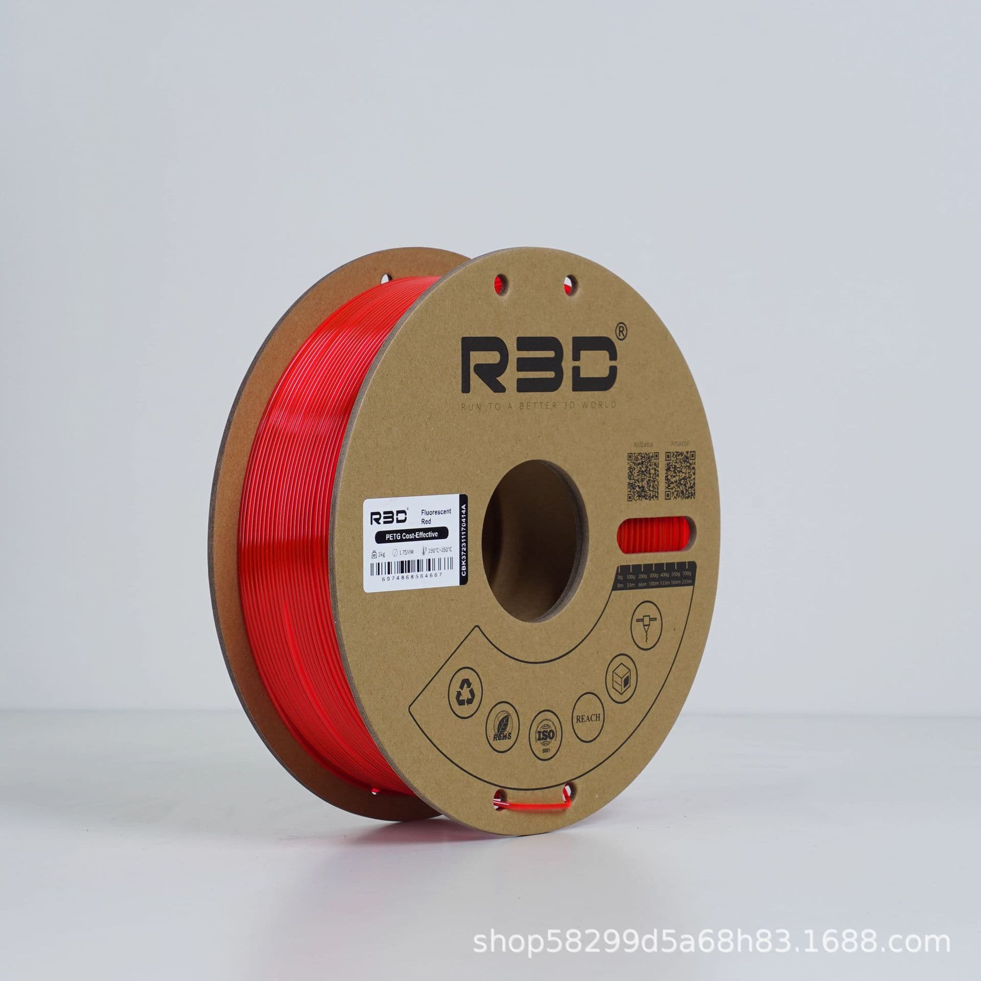 【R3D】PETG Economy 3D Printer Filament for Bambu Lab Creality 3D Printing High Toughness Filament