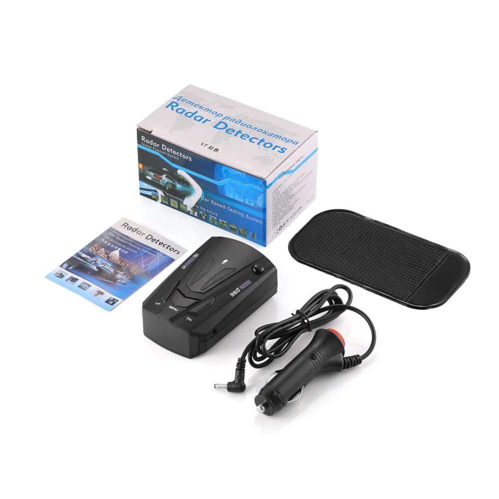 V7 Export Radar Detector Car Electronic Dog Vehicle Mobile Radar Speed Warning Device English Russian Thai Highway