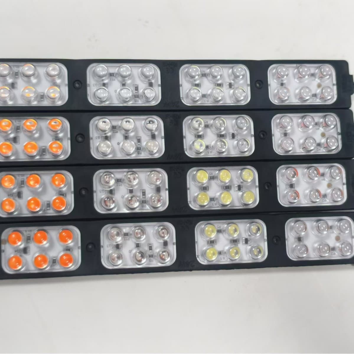 DC12V LED2835 injection molding module 24 lights/bead lights red white blue yellow strobe factory direct sales