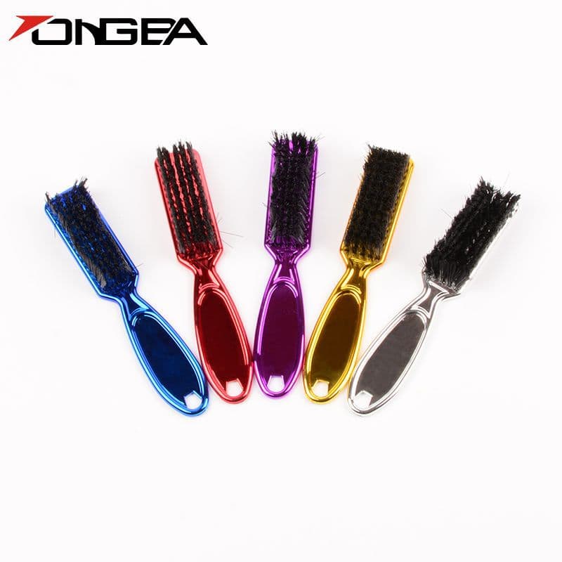 Barber Oil Head Brush Beard Brush Plastic Handle Men's Beard Brush Hair Cleaning Tool Custom Logo Available