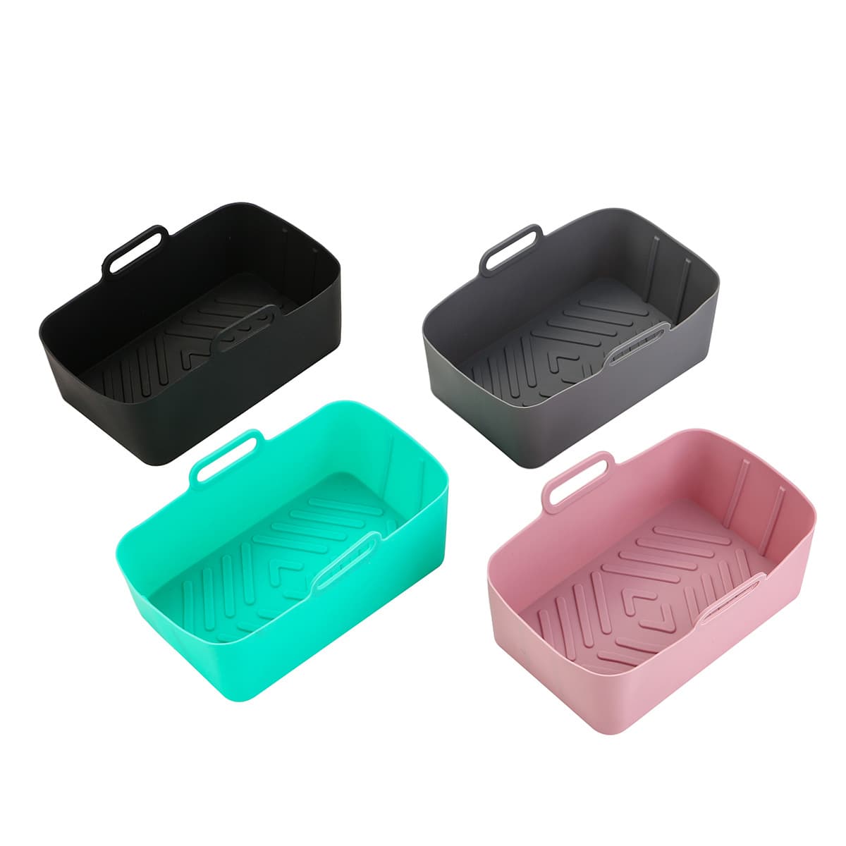 Amazon silicone air fryer baking mat, silicone pot liner, silicone baking pan, food-grade.
