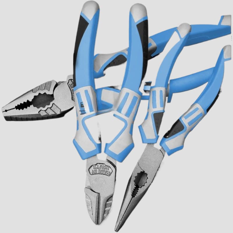 Multi-Function Pliers, Universal Industrial //-Inch Long Nose Hand Pliers, Labor-Saving Wire Cutters, Wire Strippers