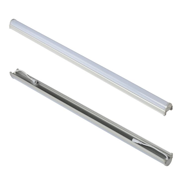 Outdoor weatherproof advertising sign facade RGBW digital tubes with PC cover and aluminum base LED guardrail lights