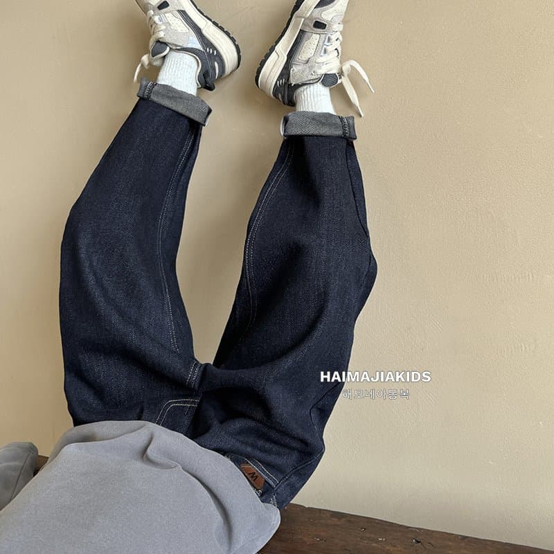Washed Loose Fit Boys Jeans Spring Autumn Korean Style Children's Long Pants Trendy mid Large Children's Fashion Wear