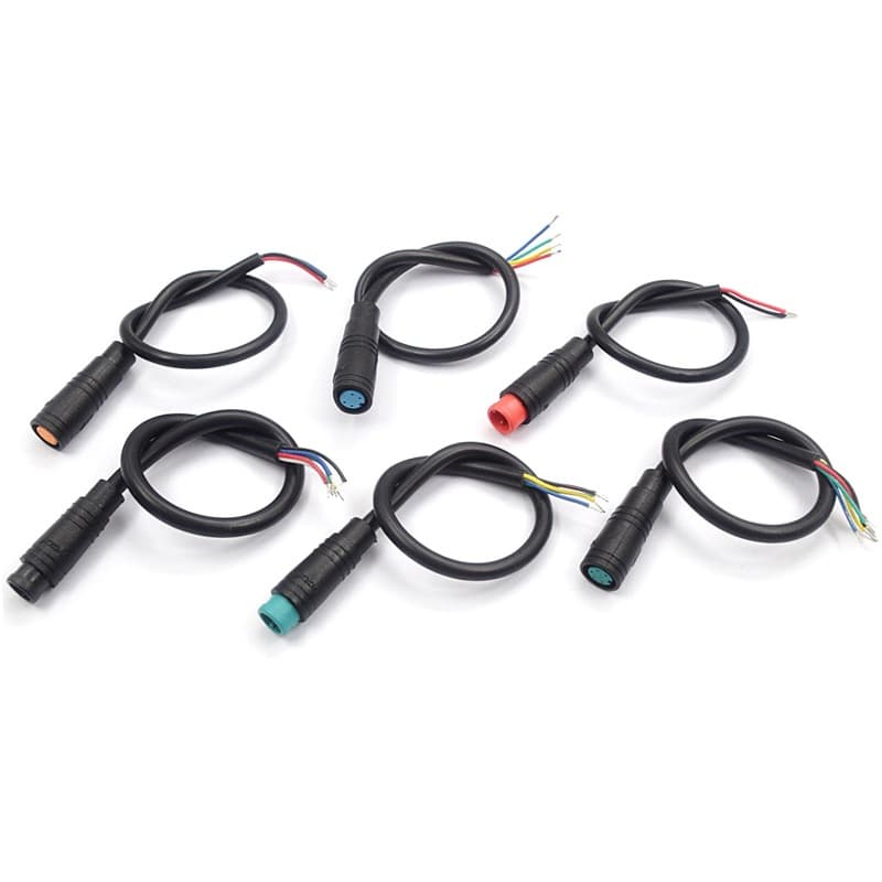 M8 Waterproof Aviation Connector 2 3 4 5 6 Pin Male Female Connector with Cable for Sensor Solar Connector