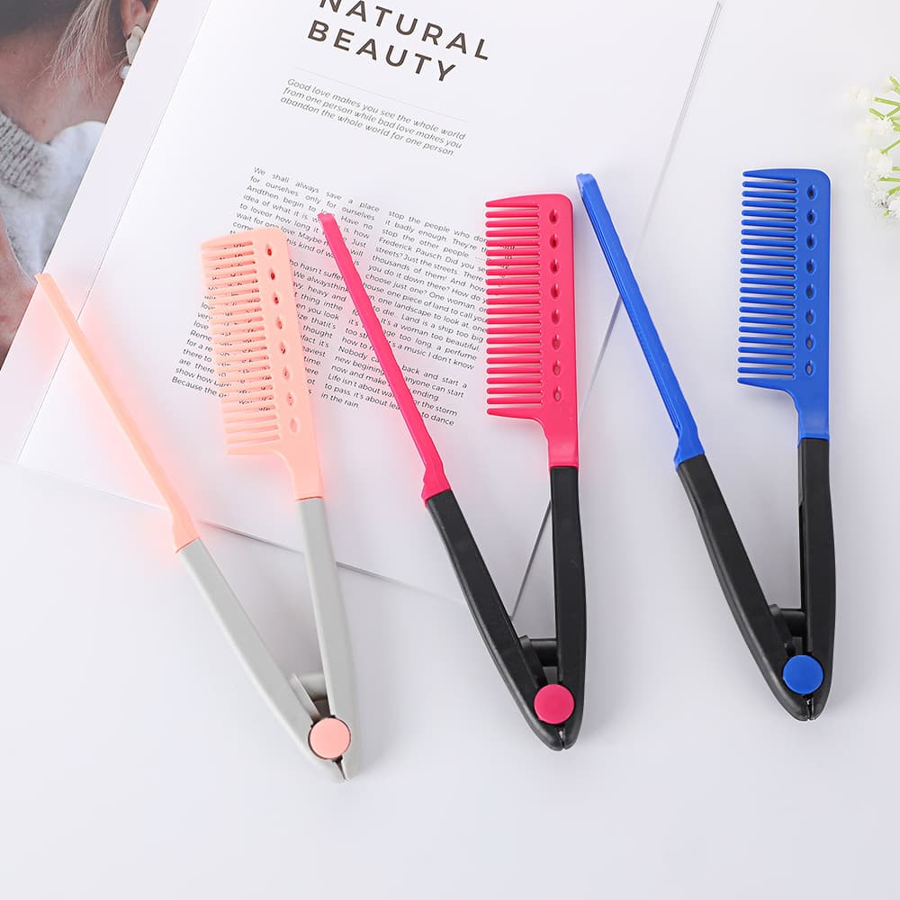 Amazon's best-selling hair tools V-clip hair comb home hair styling comb straightening comb hair tool