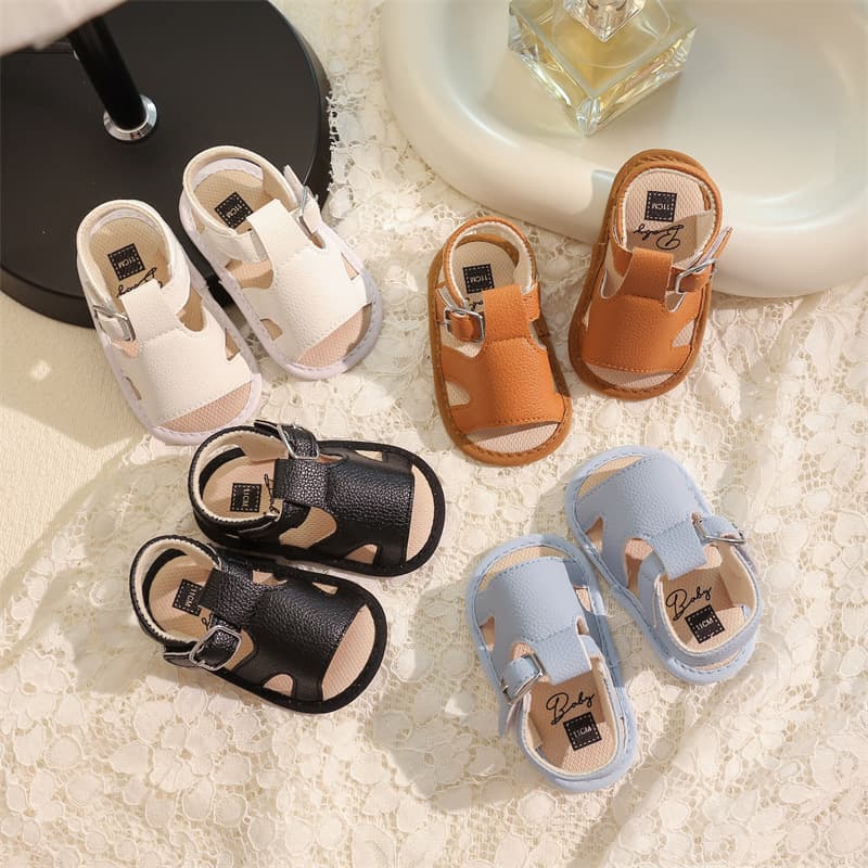 0-1 Year Baby Infant Soft Sole Sandals Wholesale 6-12 Months Boys Walking Shoes