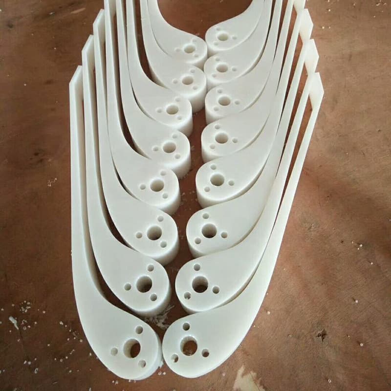 Perforated plastic parts, non-standard PE special-shaped parts manufacturer, on-demand processing of various sizes and material plastic accessories