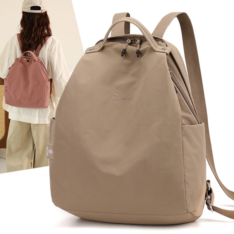 Large Capacity Student Backpack Lightweight Water-Repellent Nylon Bag New Travel Handbag Trendy Women's Shoulder Bag
