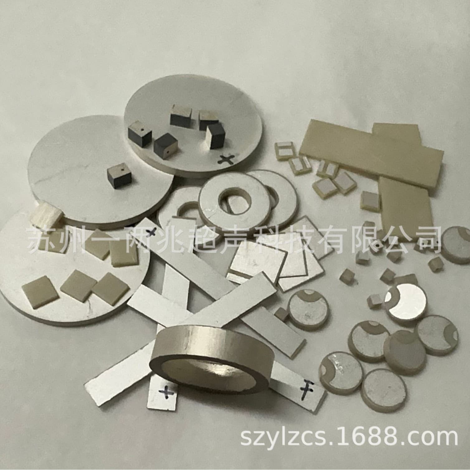 PZT piezoelectric ceramic transducer ultrasonic high-frequency transducer custom P4 P5 P8 square disc ring tube etc.