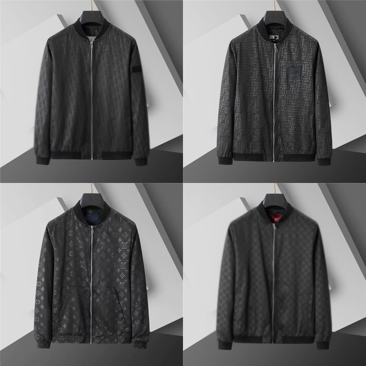 "Top Quality" Correct Version Men's Jacket High-Quality Solid Color and Color-Block Outdoor Sports Jacket Hooded Windbreaker