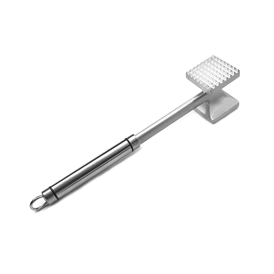 New Aluminum Alloy Meat Tenderizer for Home Kitchen, Double-Sided Steak Tenderizing Mallet, Vibratory Polished Process, Wholesale Meat Tenderizer