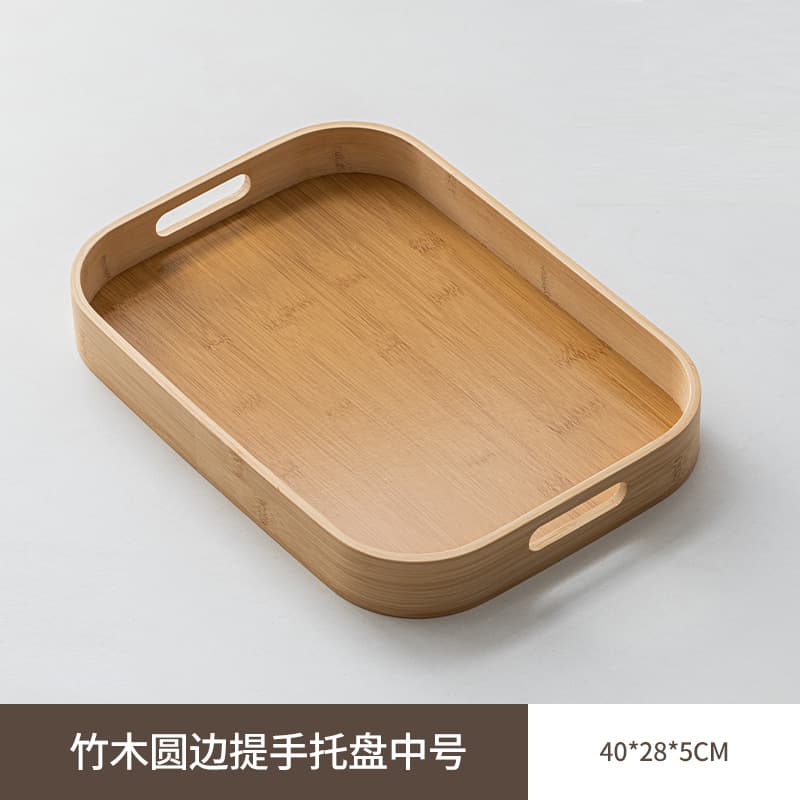 Light Luxury Walnut Wood Tray Octagonal Solid Wood Tea Tray Large Home Dry Tea Tray Cup Storage Tray