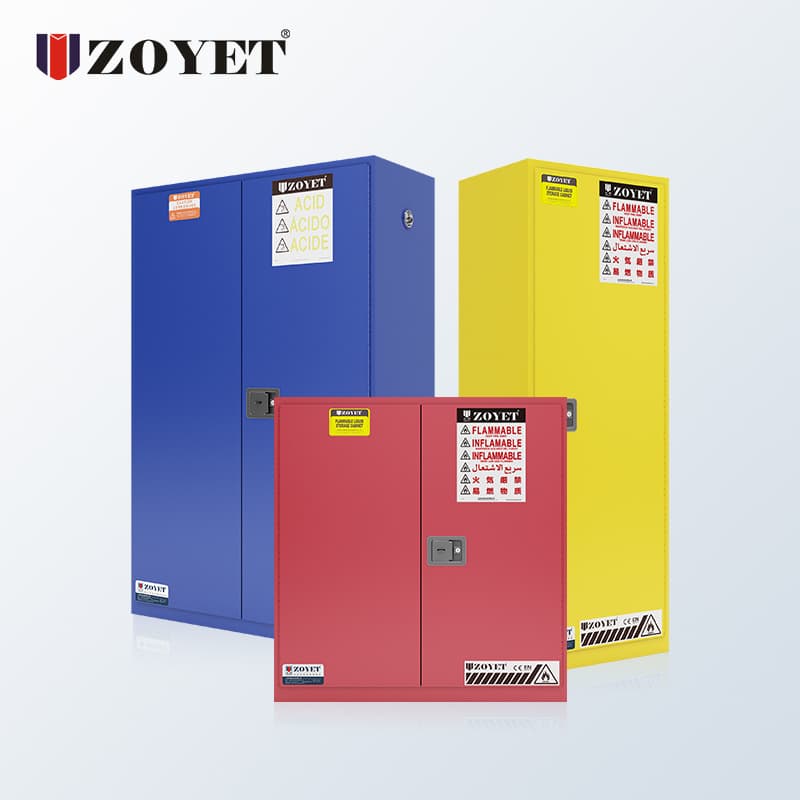 Zhongyu Industrial Explosion-proof Cabinet for Alcohol, Paint, Flammable Hazardous Chemicals Fireproof Storage, Laboratory Chemical Safety Cabinet