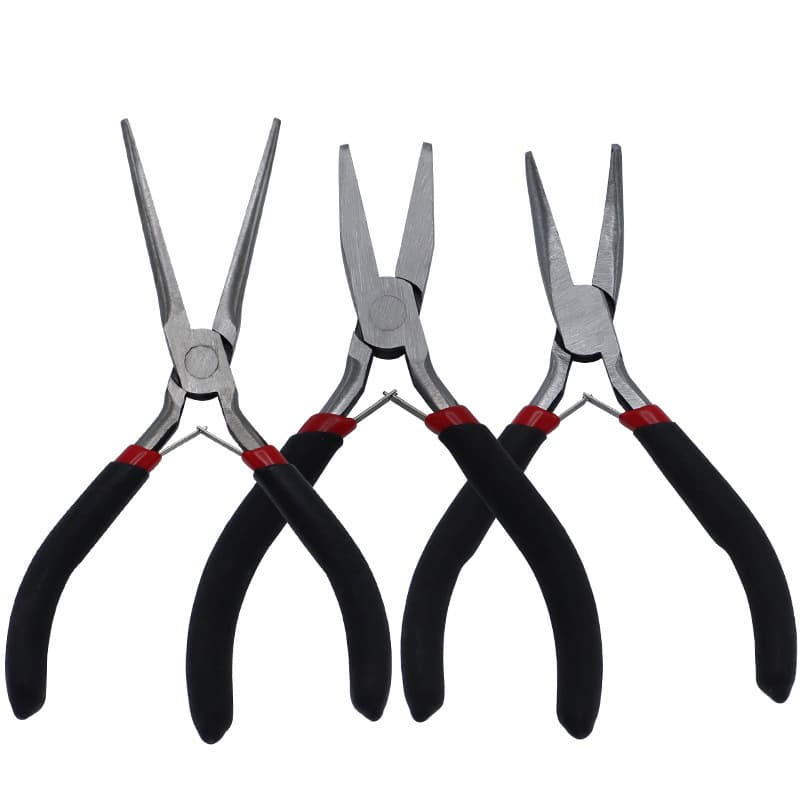 Jewelry conventional tool pliers Needle nose pliers Semi-circle groove pliers DIY jewelry accessories small pliers jewelry needle bent needle pliers