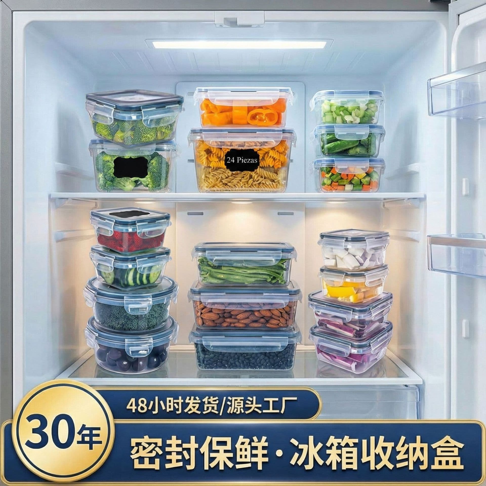 Cross-border Single-layer Microwave-safe Plastic Food Storage Container Sealed Lunch Box Bento Box Food-grade Locking Lunchbox