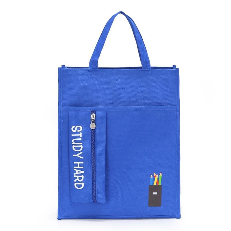Thickened Korean Style Tutoring Bag, Student Backpack, Handbag, Book Tote, Children's Cute Art Bag, Large Tutoring Bag