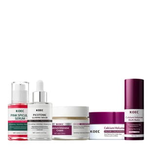 KOEC Cross-Border TK Hot Selling Powder Micro Needle Essence + Silver Calcified Essence Pore & Spot Care Duo