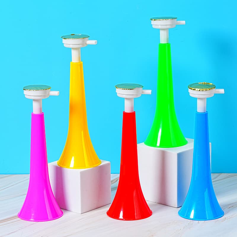 Single-Section Large Horns, Sports Cheering Horn Toys, World Cup Football Fan Vuvuzela Horns Wholesale