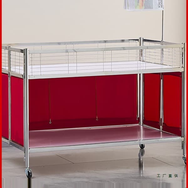 Supermarket Wholesale Cart Clearance Folding Float Mobile Discount Cart Clothing Store Clearance Vehicle Mall Wholesale Cart Display Stand