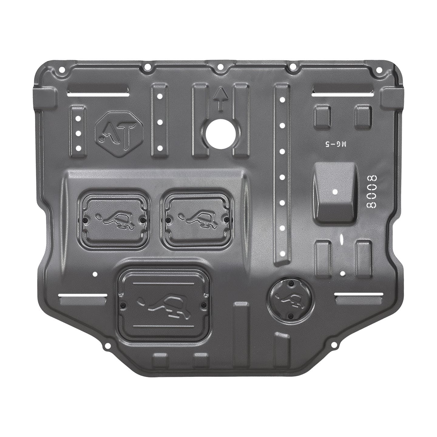Automotive Chassis Guard Painting Service Metal Parts Spray Coating Engine Under Guard Mud Flap