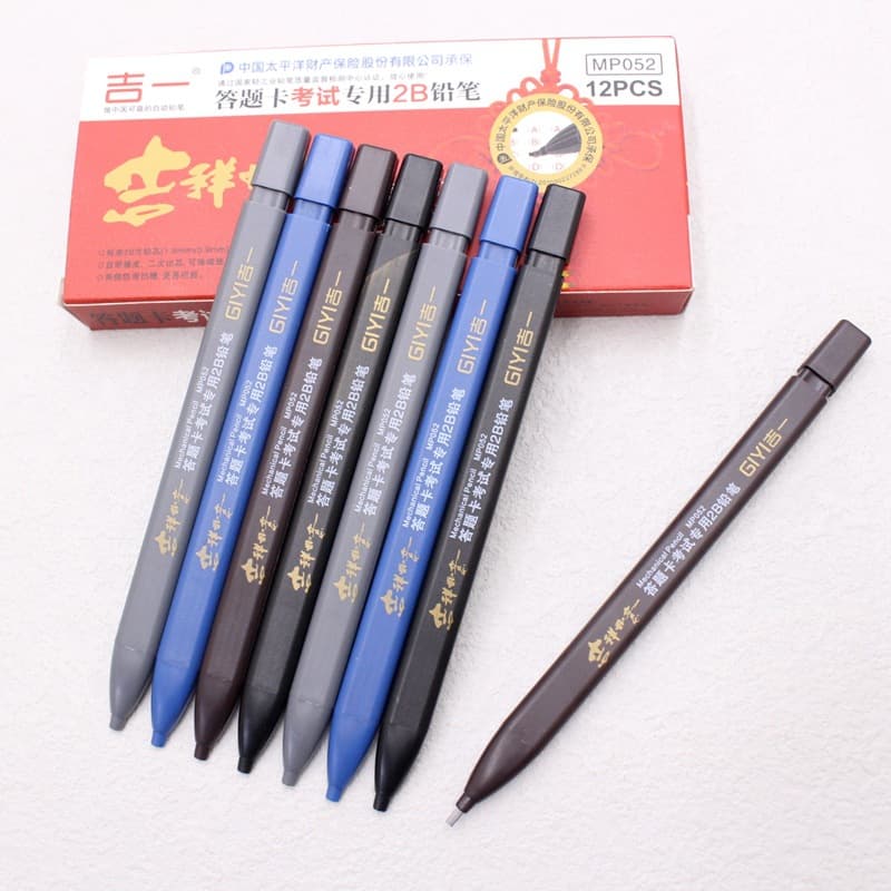 Answer Sheet 2B Pencil, Student Exam Shading Pencil, Automatic Push Pencil, Exam Answer Sheet Pencil 052