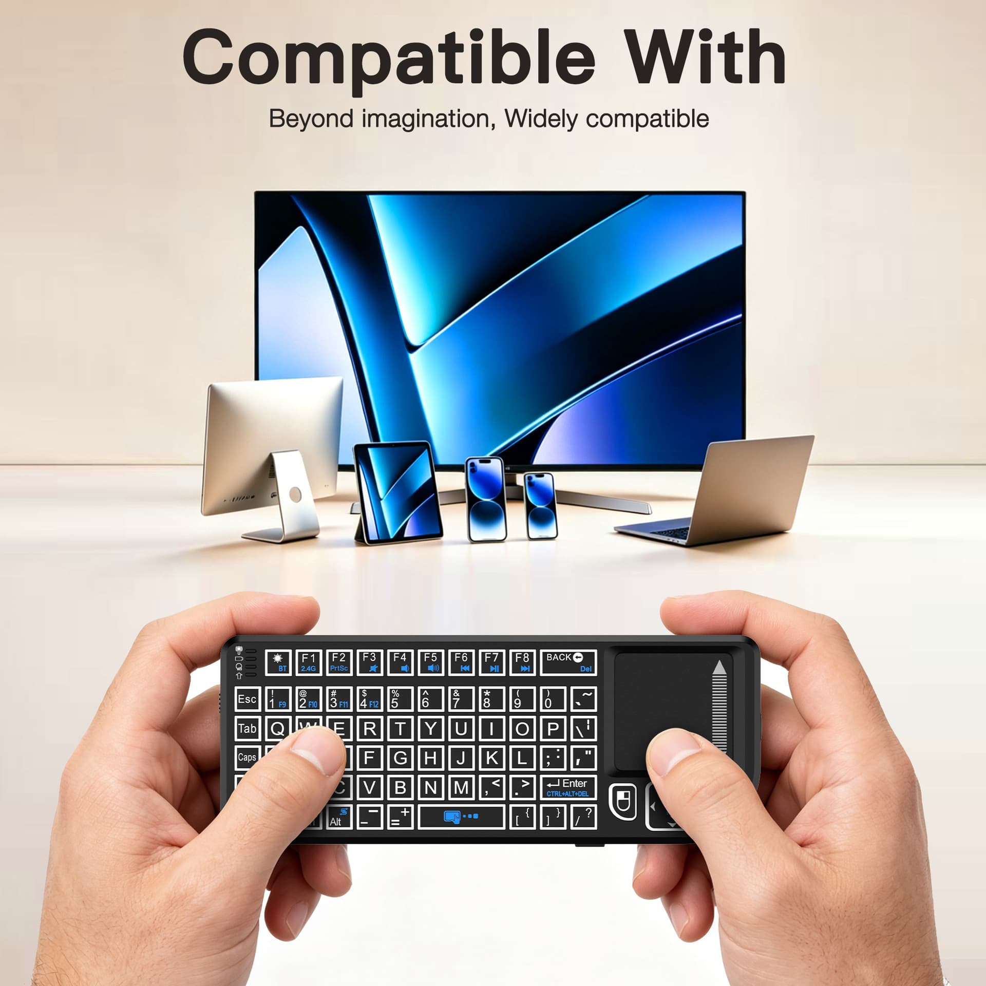 Factory direct sales wireless external mouse Bluetooth keyboard control set-top box remote control 2.4g air mouse keyboard