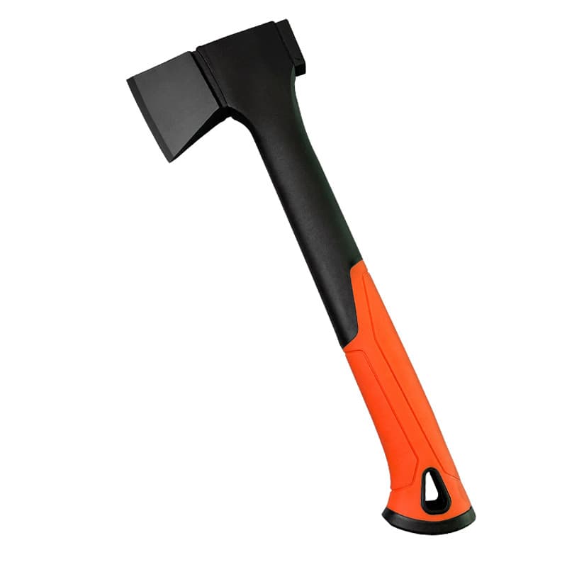 Hardened Steel Fire Axe Custom Nylon Anti-Slip Handle Jungle Tactical Axe 45cm Outdoor Camping Survival Axe