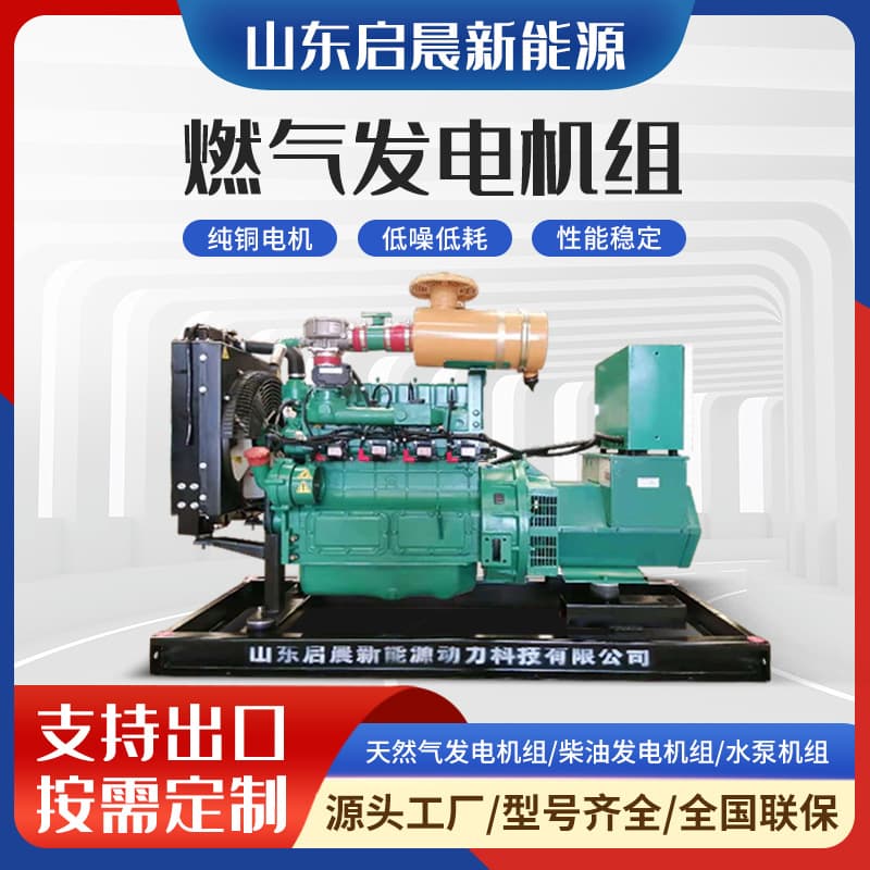 Shandong Qichen 400kw gas generator, high-power specialized biogas unit for farms